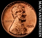 1956 Lincoln Wheat Cent- Choice Gem Brilliant Uncirculated No Reserve #J7526