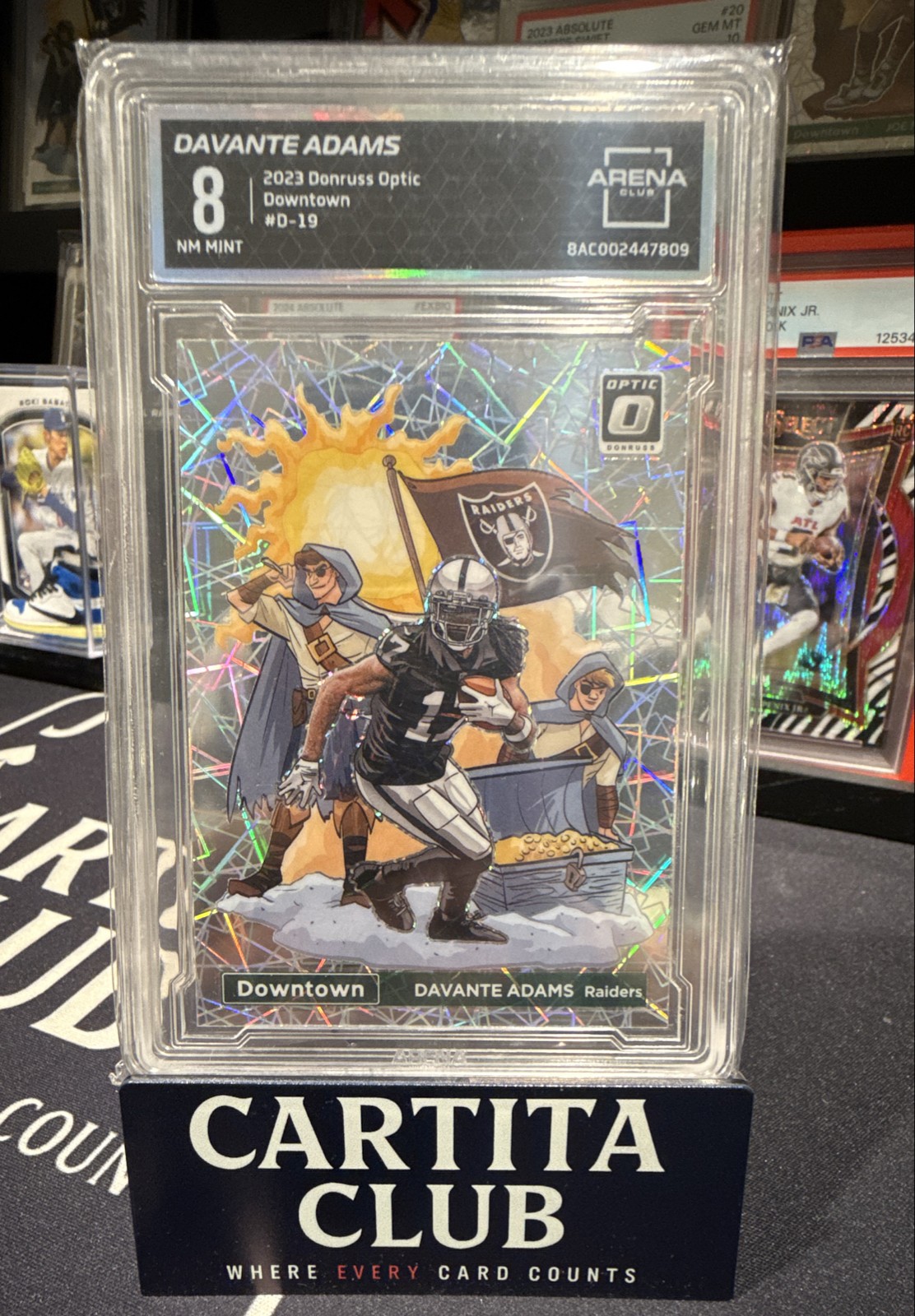 2023 Panini Donruss Optic - Downtown Davante Adams #D-19