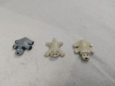 1995 Pound Puppies Replacement Mini Figures Lot Of 3. 2 Dogs, 1 Cat