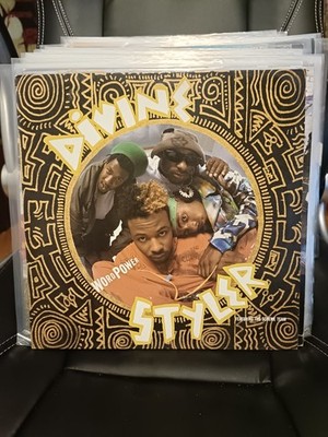 Divine Styler Featuring The Scheme Team-Word Power Lp Vinyl 1989 Funk Rock