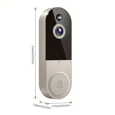 1080P HD Smart Video Doorbell Camera with AI Human Detection, Two-Way Talk, 24/7