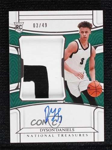 Dyson Daniels [Material Signature] #30 2022 Panini National Treasures Collegiate card