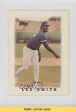 1988 Topps League Leaders Minis Lee Smith #44 HOF READ 0j5