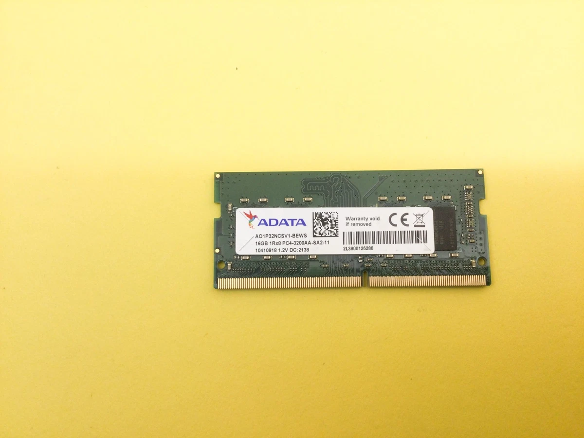 ADATA DDR4 SDRAM 16 GB Capacity per Module Memory (RAM) for sale