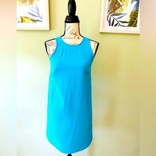Women’s Ann Taylor Vibrant Blue Sleeveless Dress Size 0P