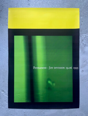 Joy Division - Permanent - Rare Promotional Poster by Peter Saville - 1995