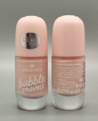 2x Essence: Gel Nail Colour - Nagellack - 04 bubble TROUBLE - 2x 8 ml