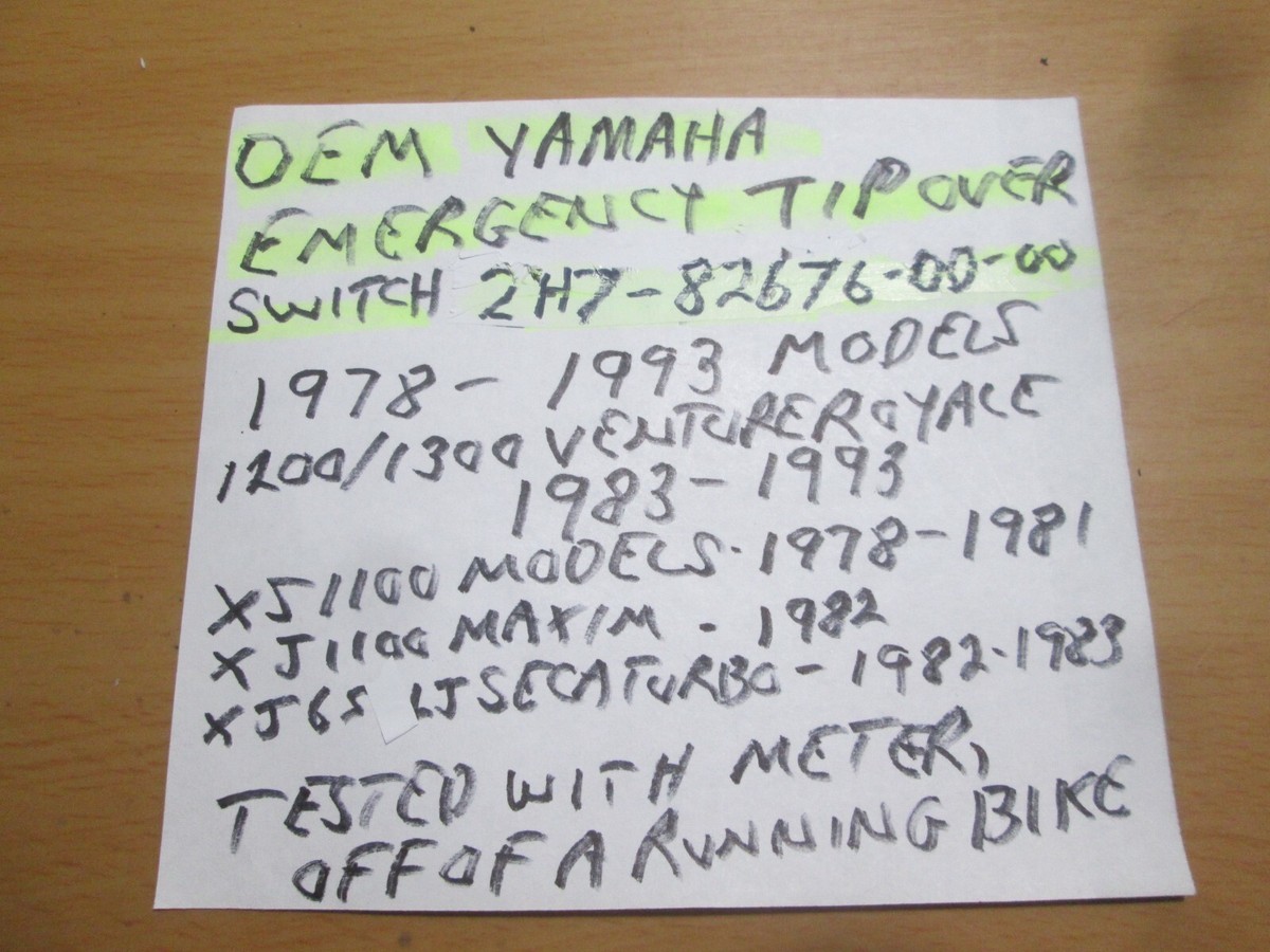 その他 *yrs* Yamaha 1978 - 1993 EMERGENCY STOP SWITCH ASSEMBLY 2H7-82576-00-00