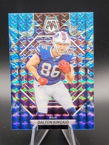2023 Panini Mosaic Dalton Kincaid Reactive Blue Prizm Rookie RC #305 Buffalo