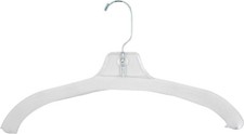 Foam Hanger Covers Pack of 100 White Fits Standard Adult Hangers NO Hangers