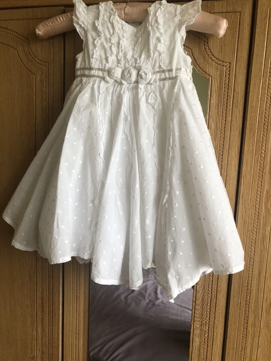 Mamas and papas white dress cheap
