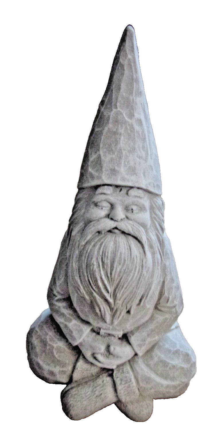 Latex gnome mold plaster cement casting concrete rubber elf mould  9