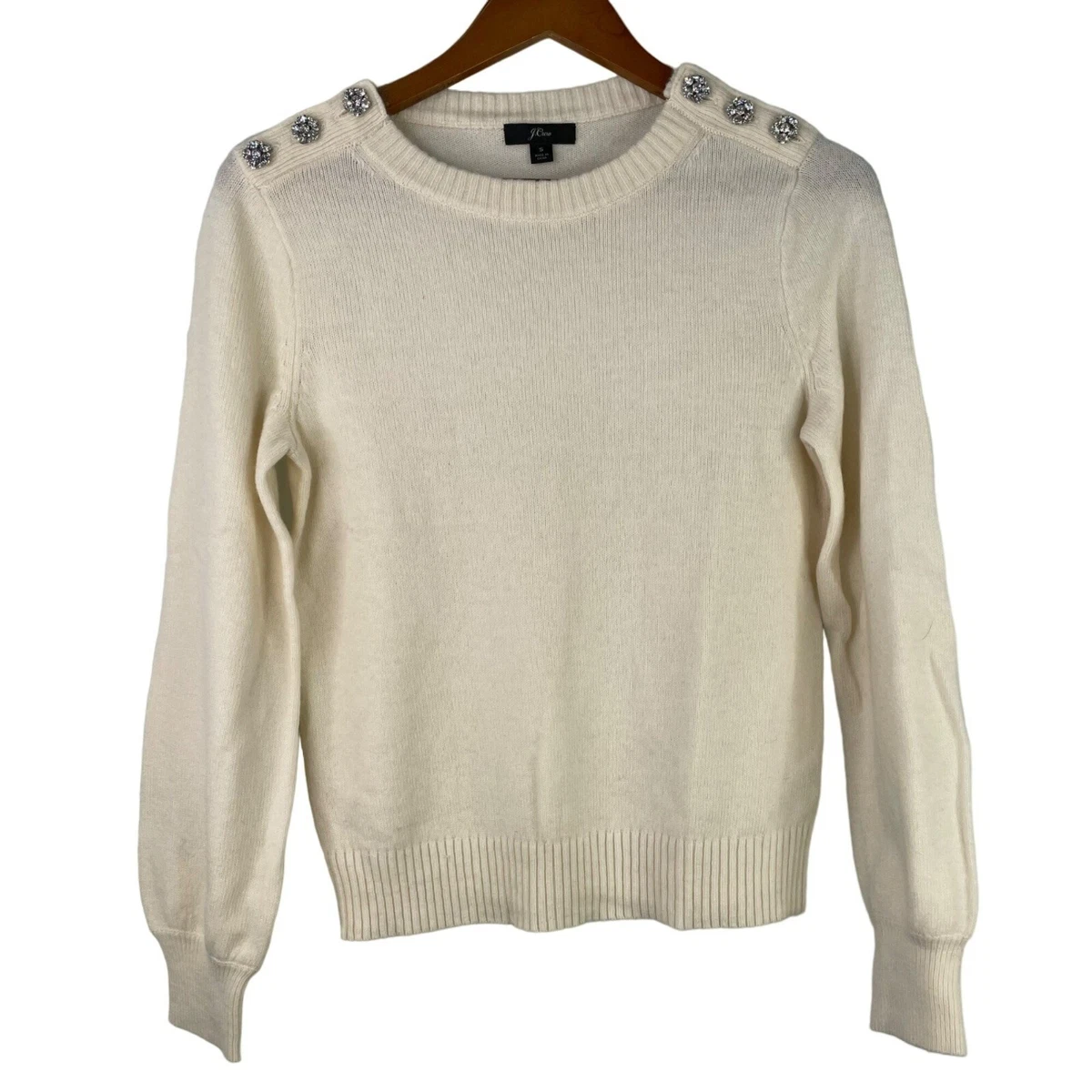 J crew top lambswool sweater womens