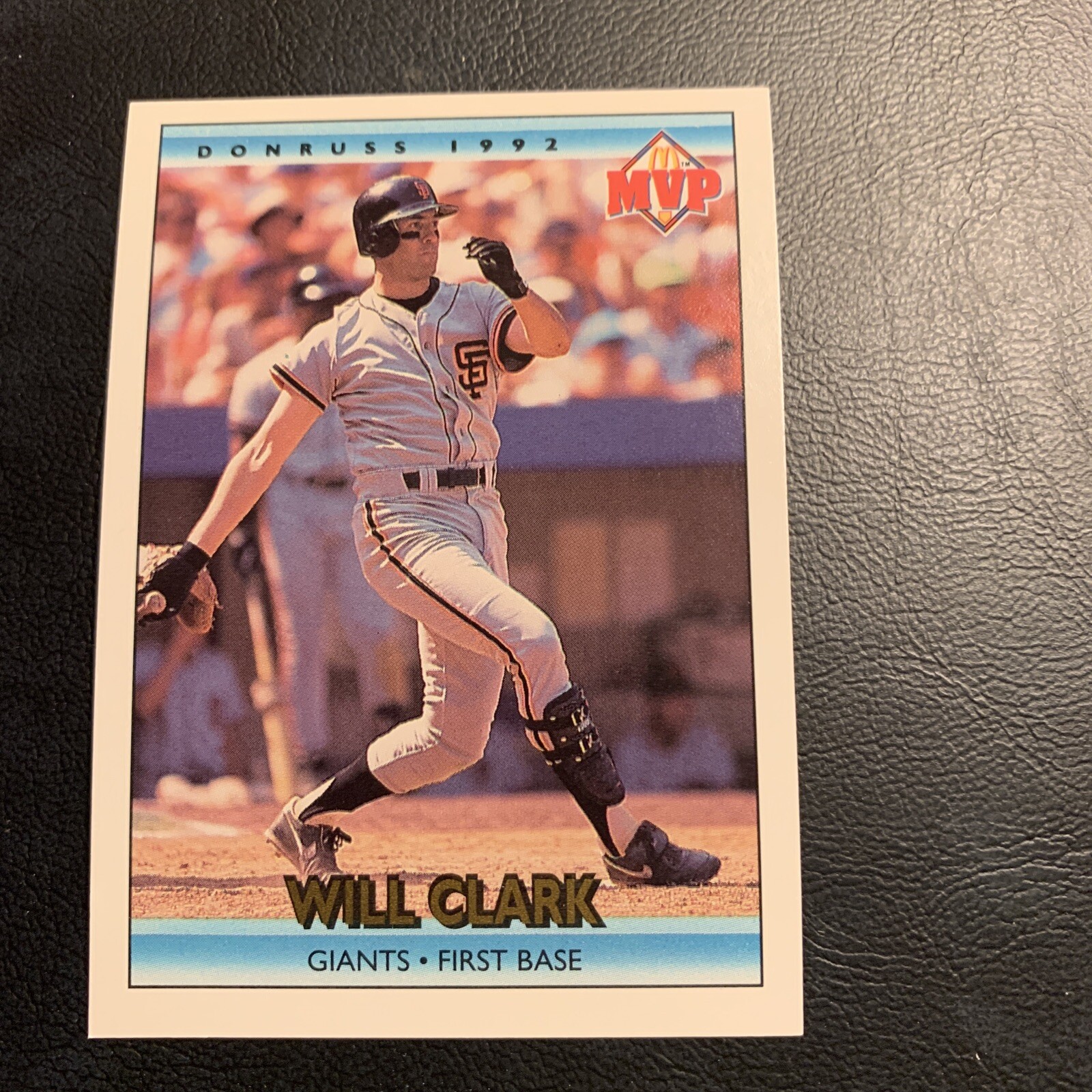 Cb51c #18 will Clark 1992 Donruss McDonald’s MVP San Francisco Giants￼