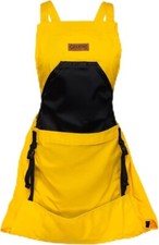 Cross Back Garden Apron With Pockets Harvest Apron with Large Kangaroo Pouch