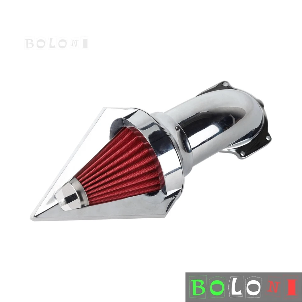 Limpiador de filtro de admisión de aire con clavo cromado para Honda Shadow Aero 750 VT750 todos los años Foto 3 de 4