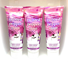 Bath Body Works TWISTED PEPPERMINT 24hr Ultimate Hydration Body Cream 8oz