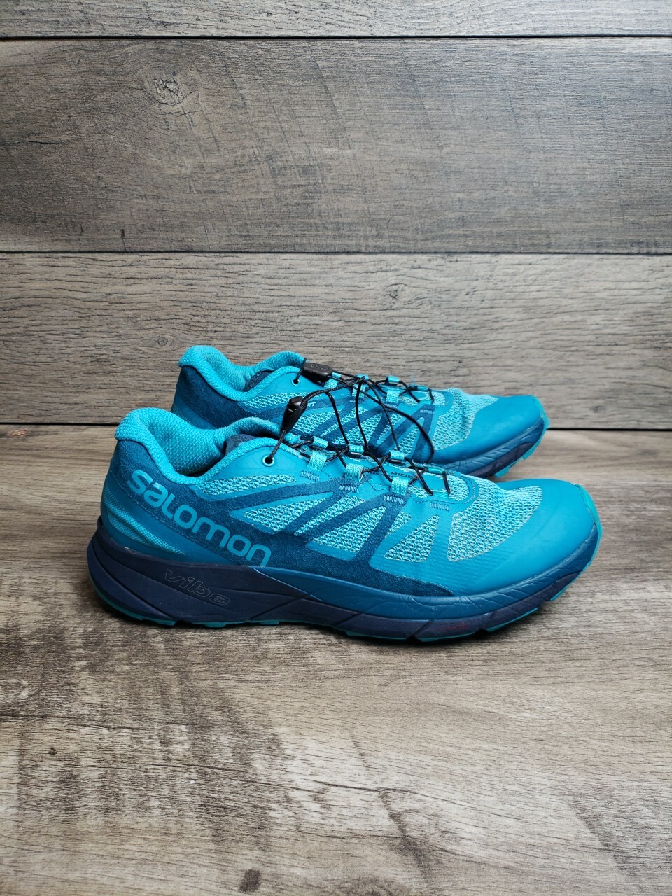 Scarpe da corsa Salomon Sense Ride Trail blu 398477 Ortholite da donna taglia 9