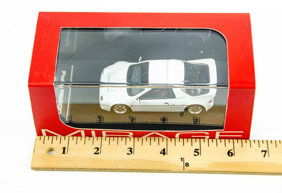 HPI Mirage 1/43 Ford RS200 White Model Car - Super Rare - Image 4 of 4