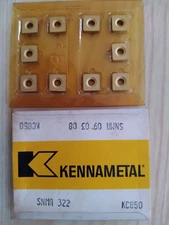 10 pcs  SNMA 322 KENNAMETAL  KC850 Carbide Inserts