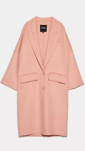peach wool coat