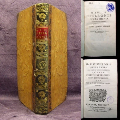 Ciceronis Opera Omnia 1794 15. Bd. apart Latein Delphine Naturwissenschaften mb - Bild 1 von 4
