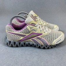 Reebok Women's Zigtech Zignano J81918 Gray Running Shoes Sneakers - Size 7