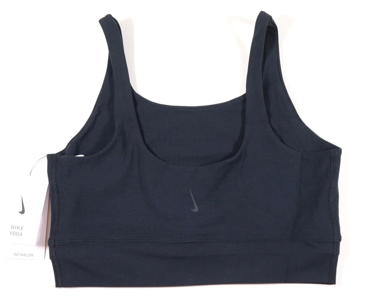 Nike Nike Yoga Luxe Crop Top Black/Grey –