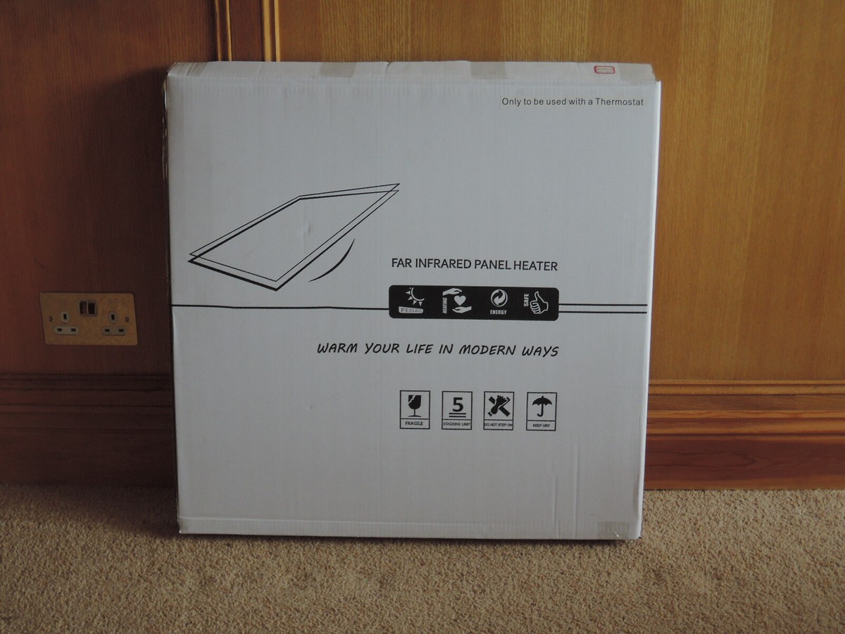 280w Infrared Panel Heater for walls or for ceilings UK Plug. Efficient  heat | eBay