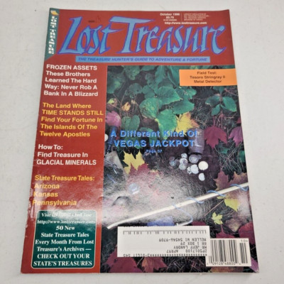 Lost Treasure Magazine October 1996 Hunters Guide Metal Detector Twelve Apostles
