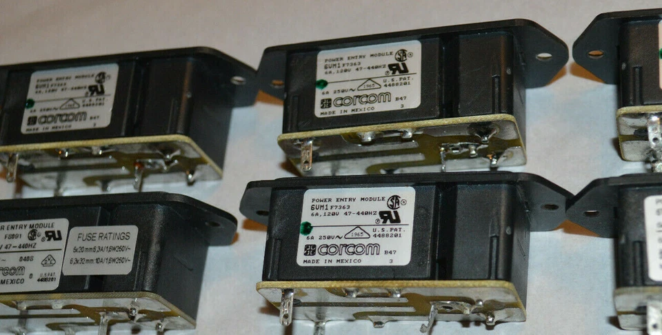 QTY (10) Corcom 6VM1 Power Entry Module - Image 2 of 4