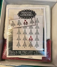 Santa in the Pines Quilt kit by Primitive Gatherings for Moda