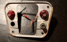 Tableau de bord / Platine pour Citroen 2cv, avec interrupteurs, voyants, ...
