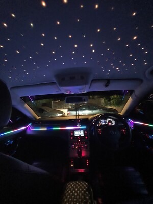 Starlight und Ambientelicht installieren ALLE AUTOS Stimmungsbeleuchtung & Individualisierung.