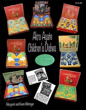 Akro Agate Children's Dishes-Margaret & Kenn Whitmyer-Glass reference work