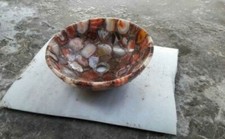 Lave-Mains En Agate/Fonte Fait Main En Pierres Naturelles Décor