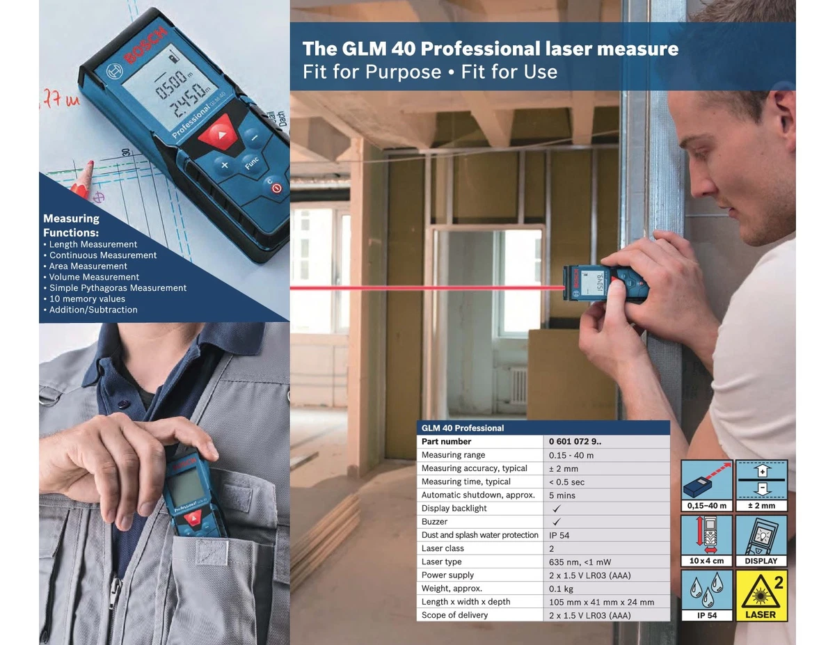 GLM 40 Télémètre laser