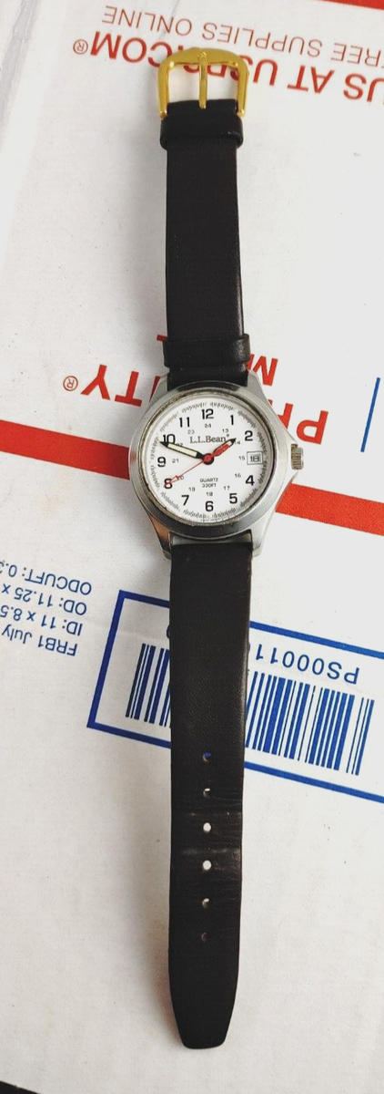 LL BEAN ヴィンテージクォーツ Vintage Women L.L. Bean Quartz Analog Watch Japan Movement White