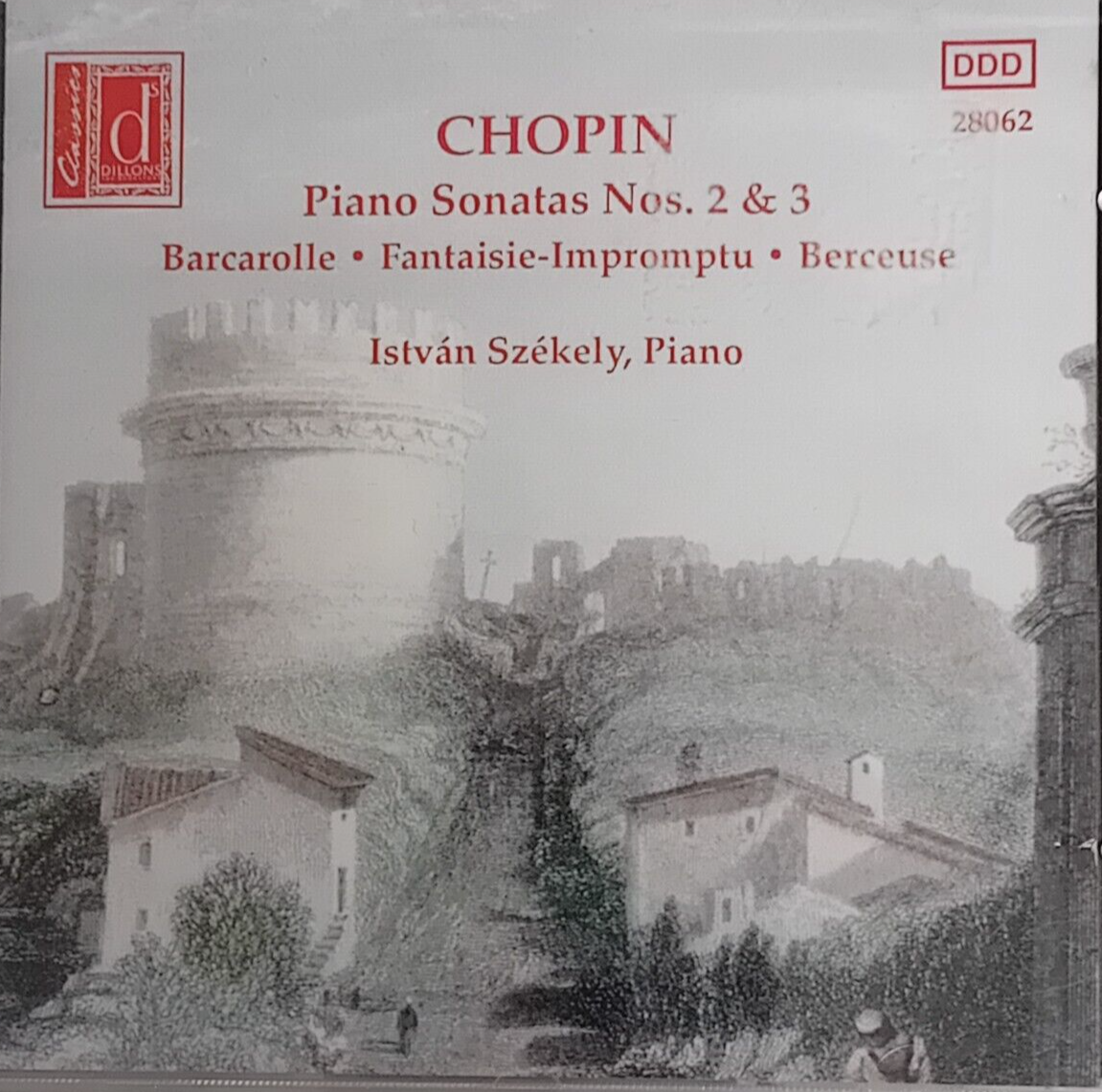 Chopin: Piano Sonatas Nos 2 & 3 Barcarolle  Music CD Album