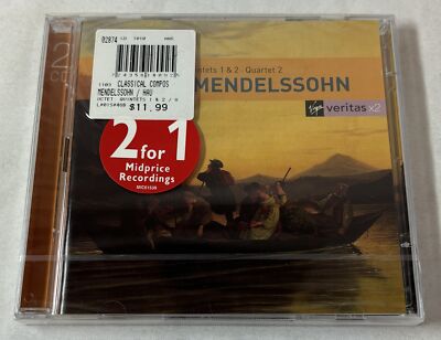 SEALED CD ~ Hausmusik London MENDELSSOHN - STRING QUARTET 2, STRING QUINTET 1+2+