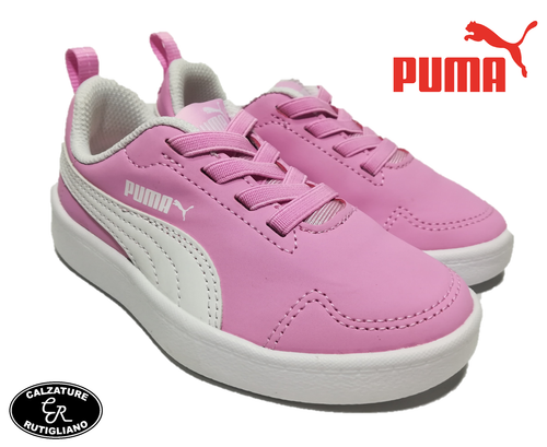 PUMA Courtflex PS SCARPE BAMBINA GINNASTICA ROSA SUOLA EVA CONFORT 362650 21  | eBay