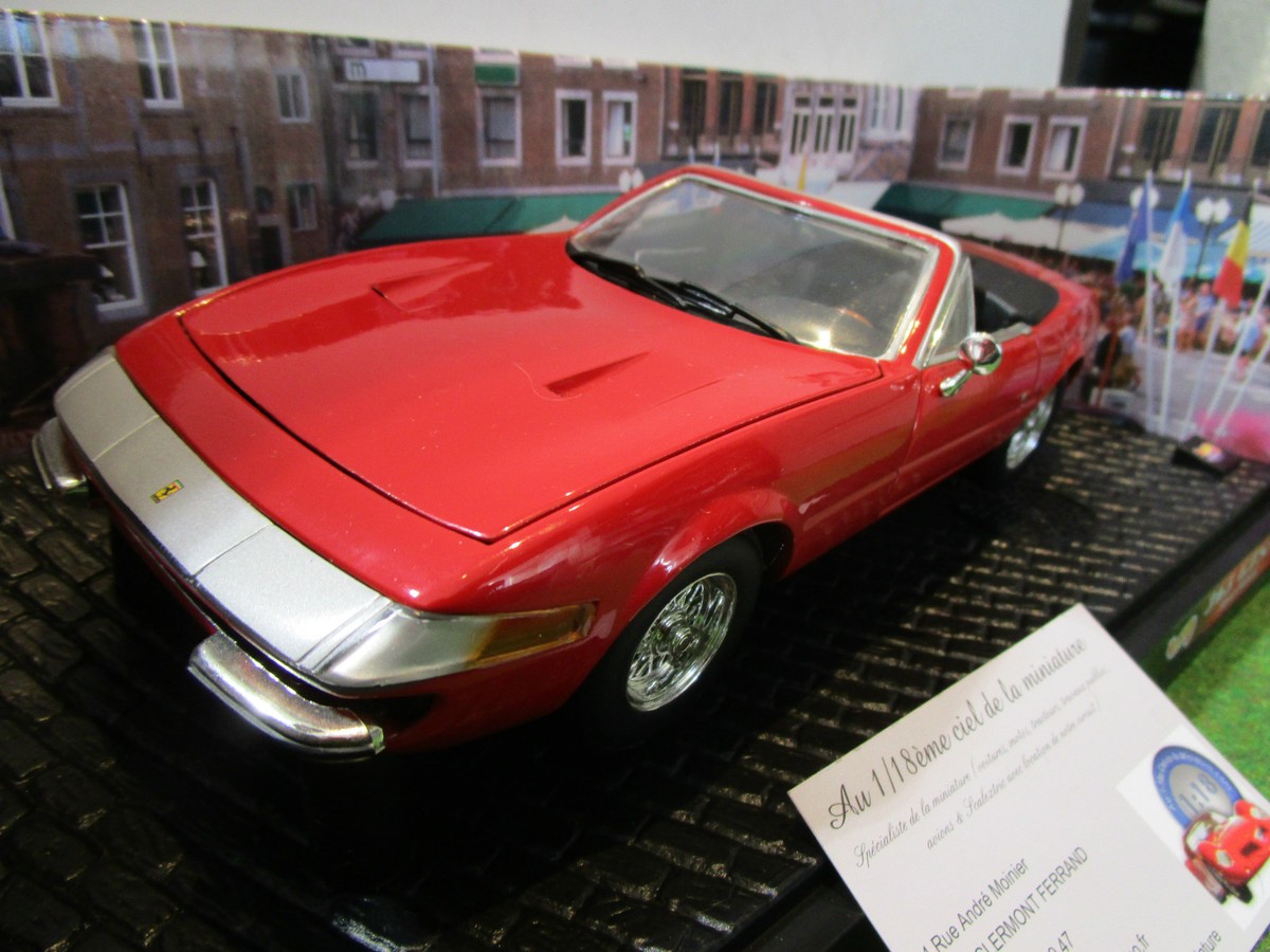 Ferrari 365 GTS/4 Daytona Cabriolet 1/18 Hot Wheels 25730 – Occasion
