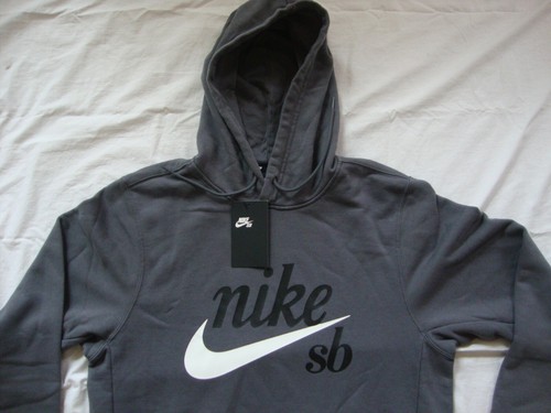 Nuevo Suéter Sudadera con Capucha Para Hombre Nike SB CT5323-010 Gris Talla S - Imagen 4 de 7