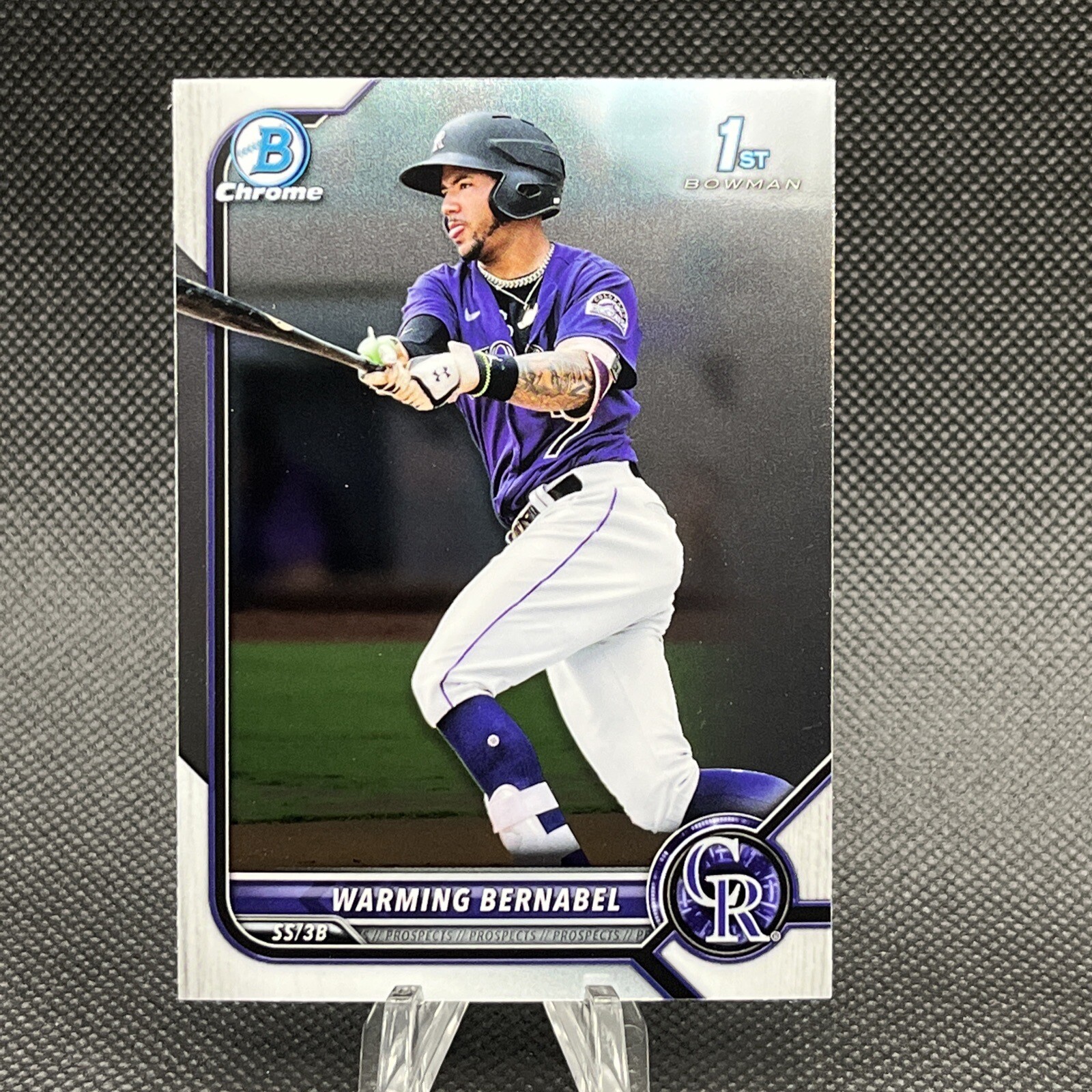 2022 Bowman Chrome Warming Bernabel 1st Prospect #BCP-46 Rockies⚡️