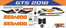 SEADOO GTS 2016 Graphics / Decal / Sticker Kit ORANGE