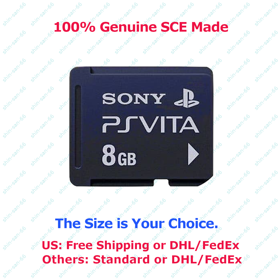 SONY PS Vita Memory Card 64GB/ 32GB/ 16GB/ 8GB/ 4GB Genuine Shipping