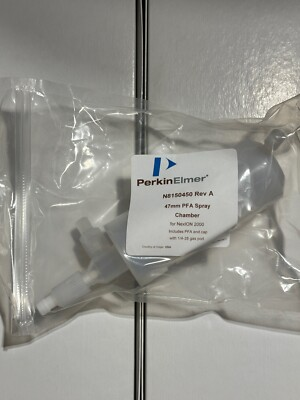 #ad Perkin Elmer PFA Barrel Spray Chamber w Additional Gas Port N8150450 $3125.00