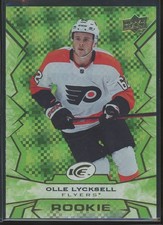 2022-23 UD Ice Olle Lycksell 121 Base Green RC