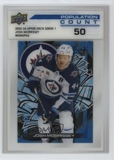 2025-26 Upper Deck Series 1 Population Count 50 /50 Josh Morrissey #PC-12