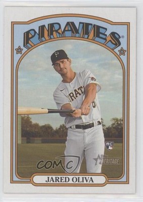 2021 Topps Heritage High Number Jared Oliva #644 Rookie RC 0jp9